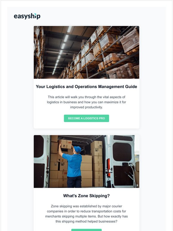Become a logistics pro 