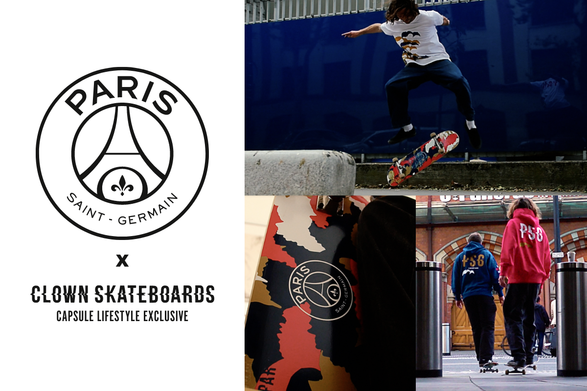 PSG Boutique: Paris Saint-Germain x Clown Skateboards | Milled
