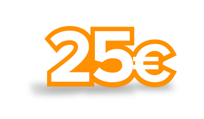 25 eur discount