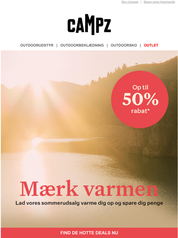 ﻿Varmt sommerudsalg