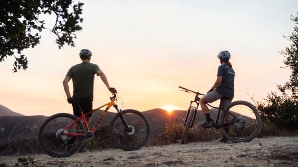 Summer Mountain Biking Sunset