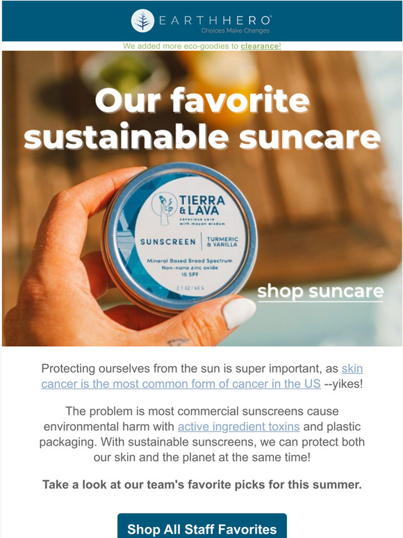 EarthHero (US) 🌞 Our sustainable sunscreen picks Milled