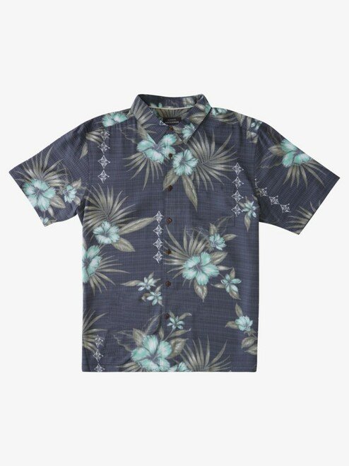 Quiksilver Waterman Valley Floral Short Sleeve Woven Shirt
