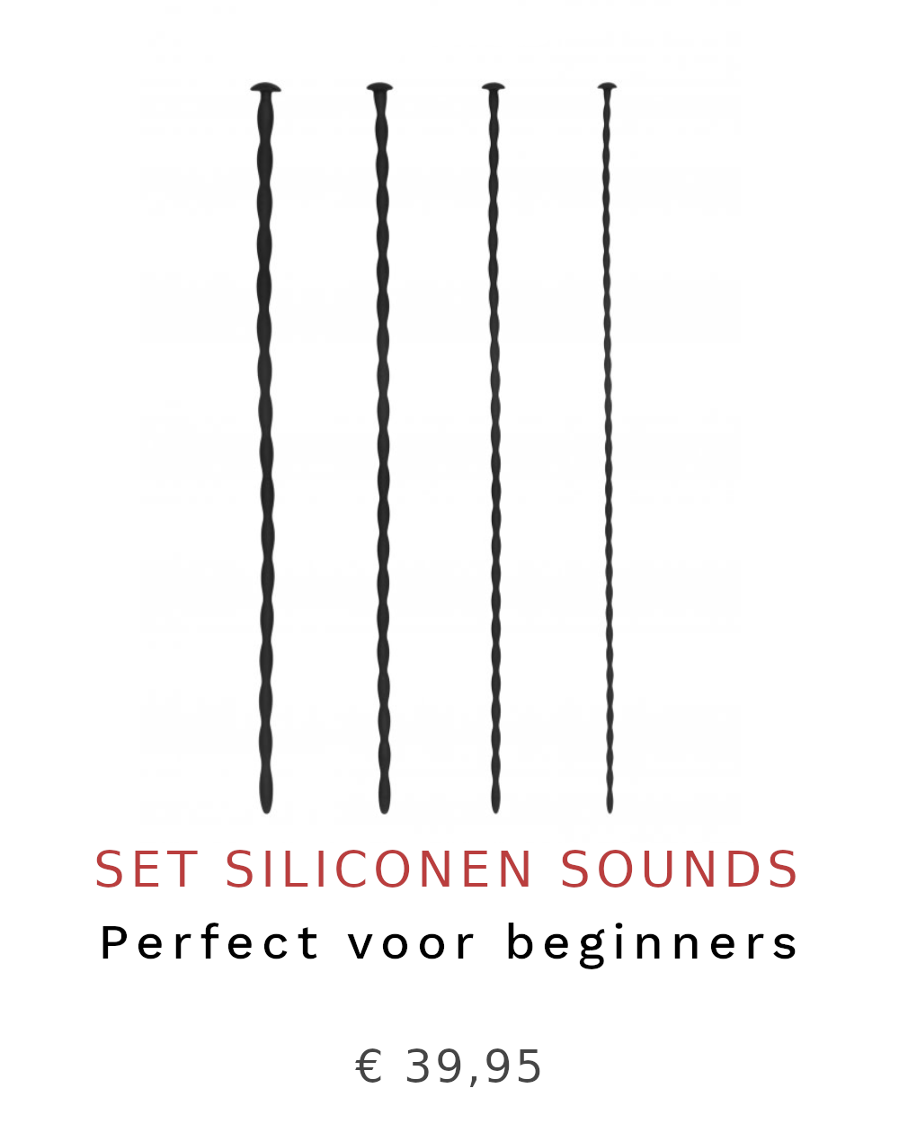 Set siliconen sounds voor beginners