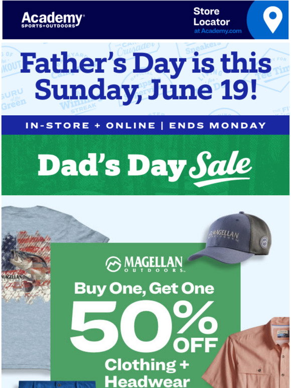 Academy Sports + Outdoor: BOGO 50% Off 