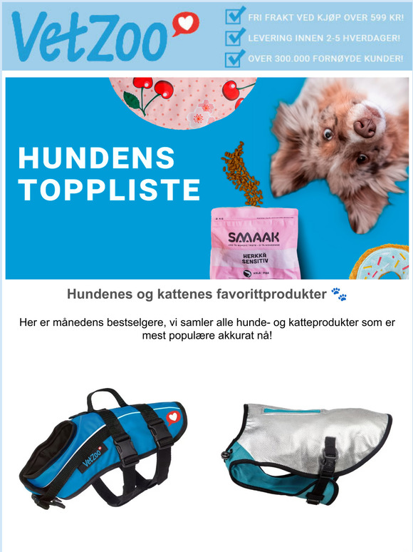 Månedens toppliste - se kjæledyrenes favorittprodukter🐶
