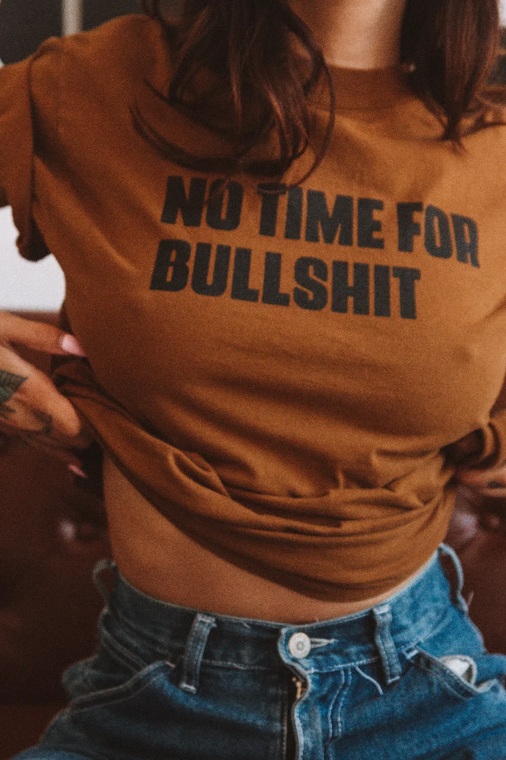 Image of No Time For BS Vintage Tee