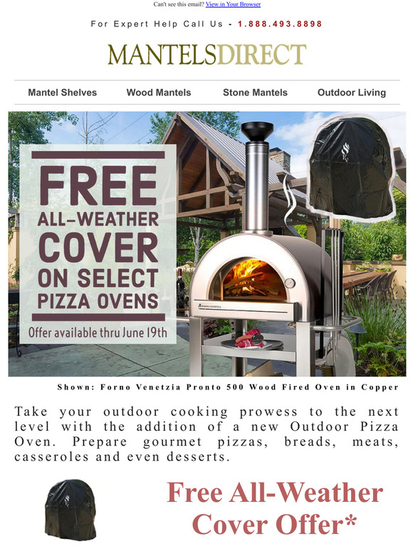 Free Cover with Pizza Oven Purchase! 🍕