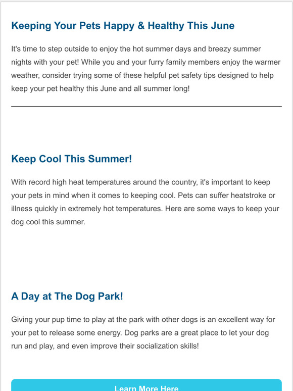 June Tips & Tricks From MetLife Pet Insurance