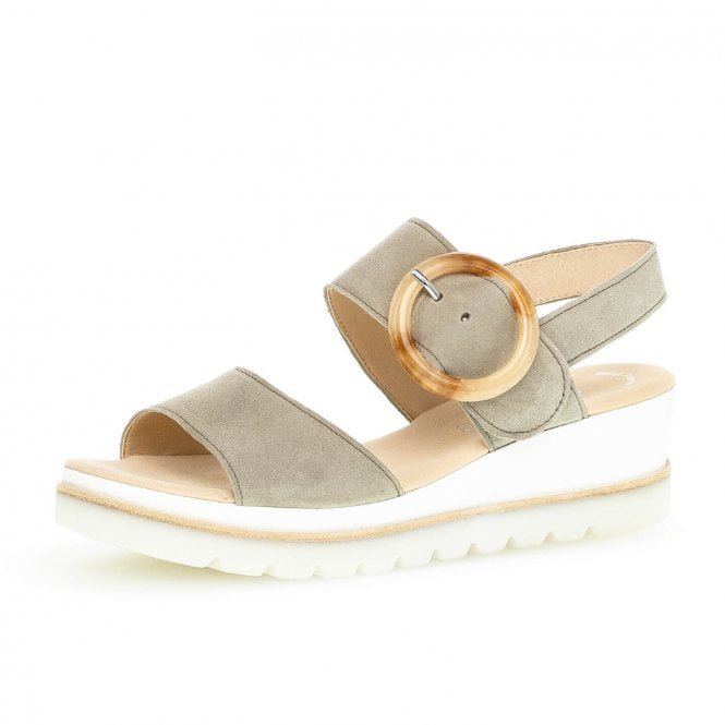 Yeo Comfortable Fashion Sandals in Sage