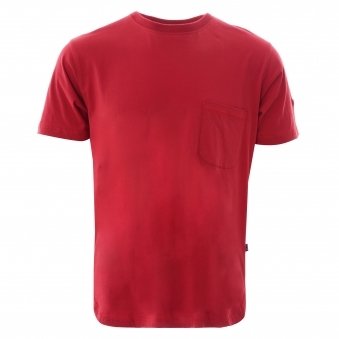Patch Pocket Organic Cotton T-Shirt - Red