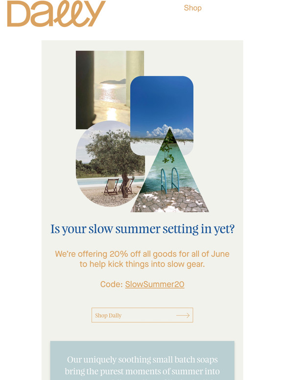 June is for slowing down