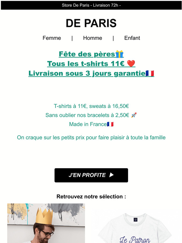 Fête des pères❤️Des petits prix pour gâter notre papa chéri
