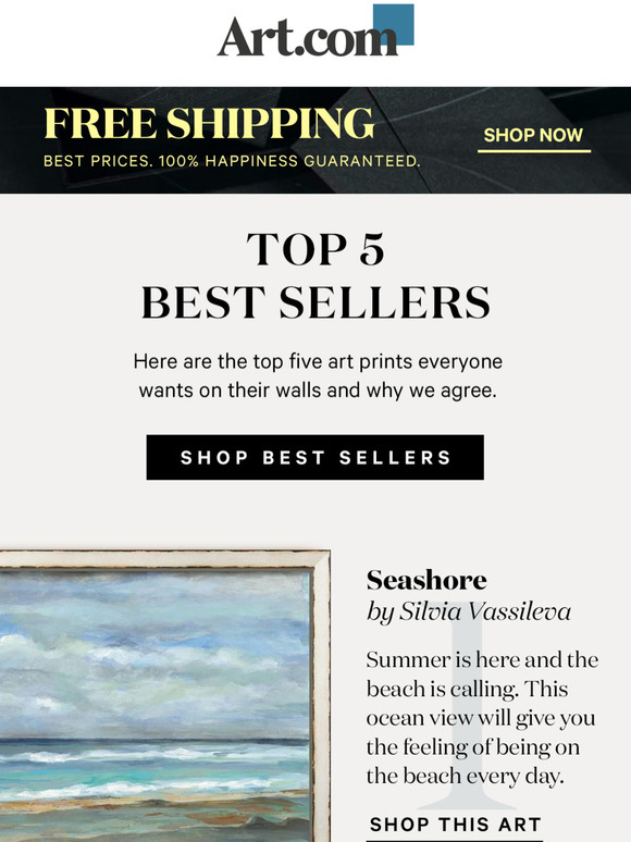 art Top 5 bestselling art of the week! Milled