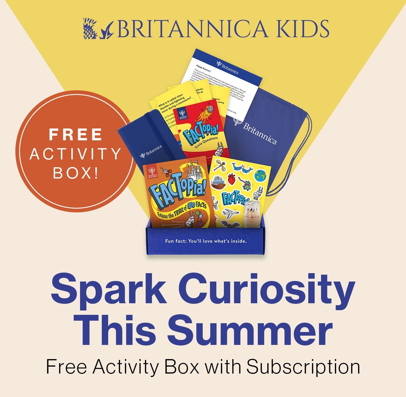 Spark Curiosity This Summer! Free Activity Box with Subscription.