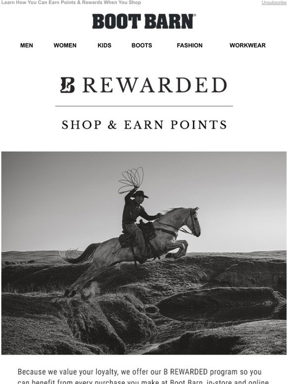 Boot Barn: Milled General, You’re Invited To Join Our B REWARDED ...