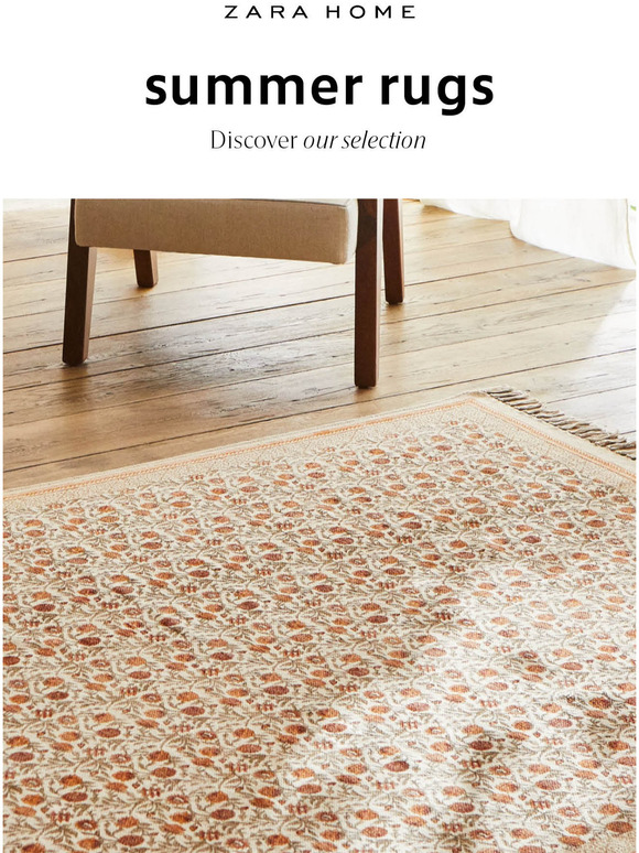 Zara Home Summer Rugs Discover our selection Milled