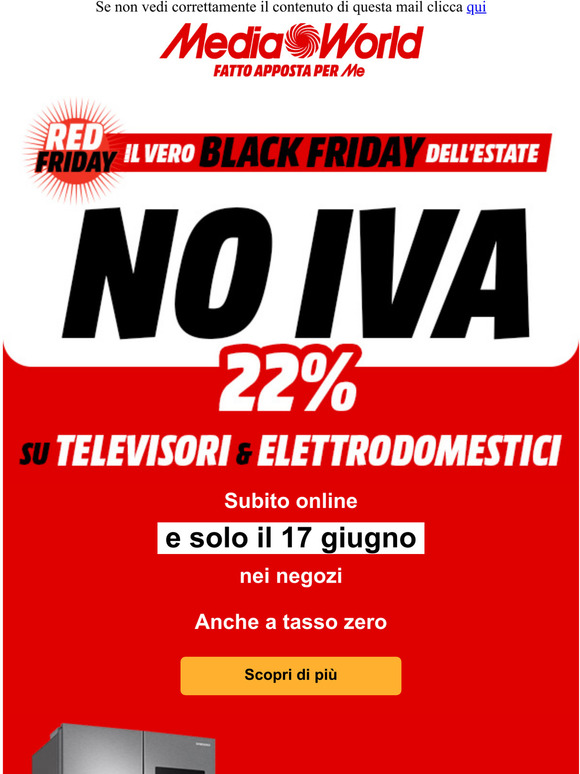 Scopri il NO IVA TV & elettrodomestici