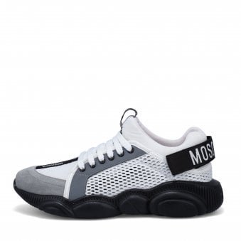 White Mesh Sneakers