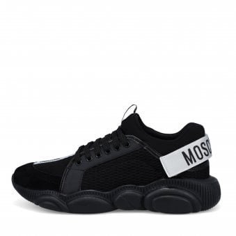 All Black Mesh Sneakers