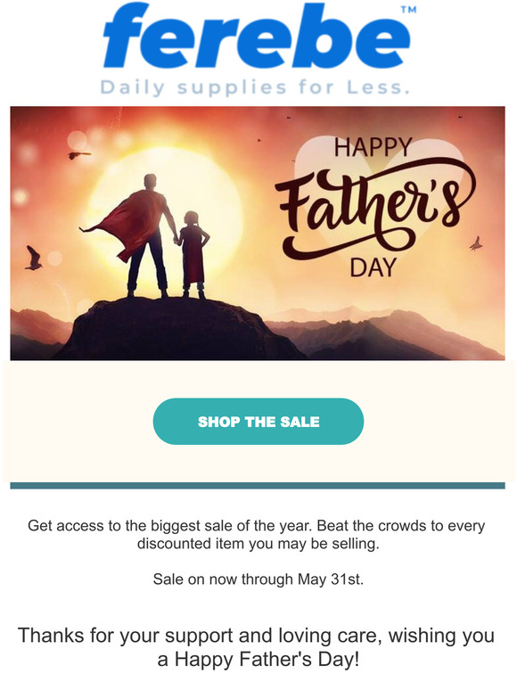 Father's Day weekend SALE