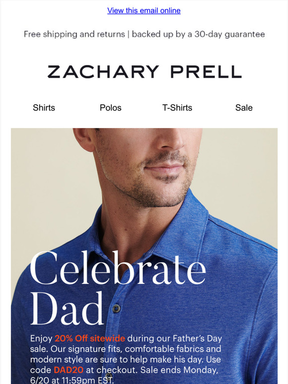 Celebrate Dad with 20% Off Sitewide!