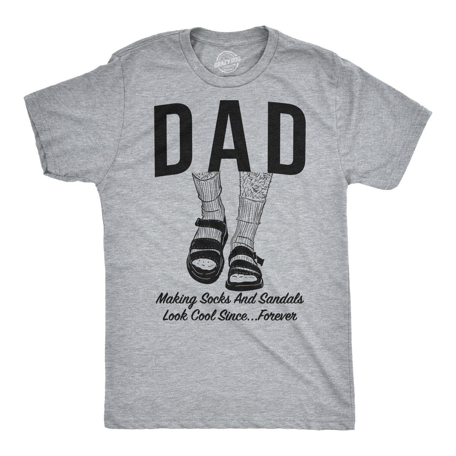 Image of Dad Socks and Sandals Men's Tshirt