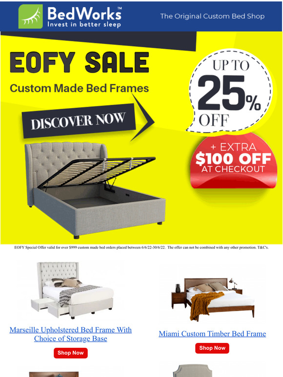 beds eofy sale