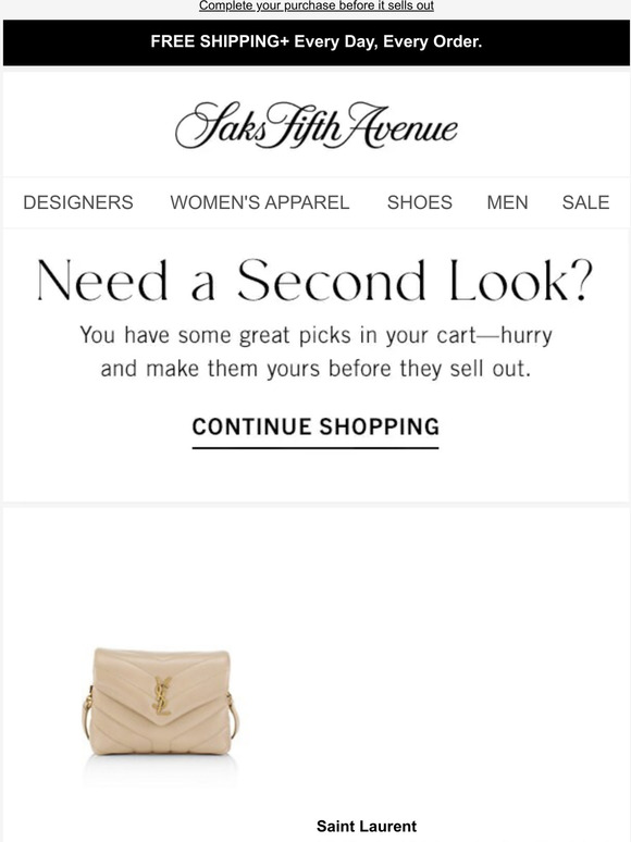 saks fifth avenue ysl clutch