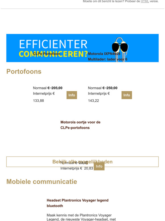 Upgrade uw communicatie