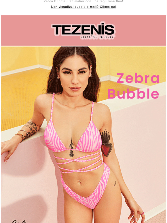 Tezenis Beachwear Costume Zebrato Intero Tezenis: Giulia De Lellis Bikini  Of The Weekend ???? Milled