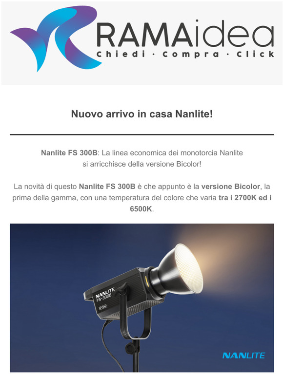 Nanlite FS-300B: La linea dei monotorcia si arricchisce⚡