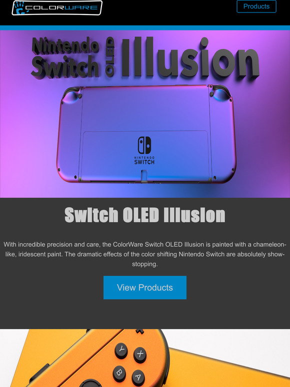 Colorware: ColorWare Switch OLED Illusion Now Available | Milled