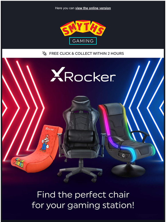 Smyths Toys Find the perfect chair for your gaming station! Milled