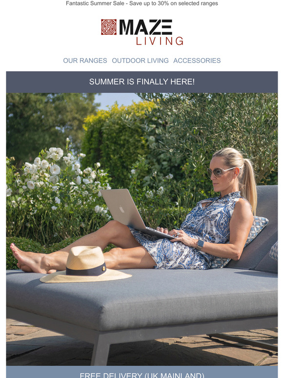 Damn it's HOT - Save up to 30% off in our Summer Sale