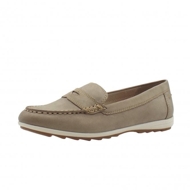 Boston Casual Wide Fit Loafers in Pepper