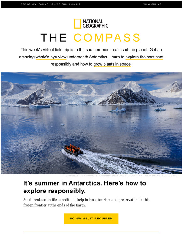 National Geographic The Compass Antarctica's frozen ships and blood