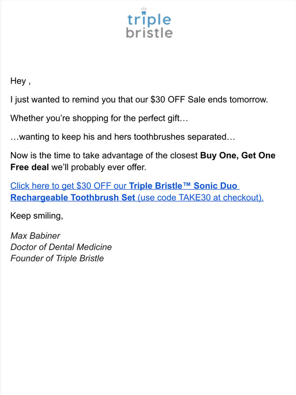 📣 Sale Ends Tomorrow