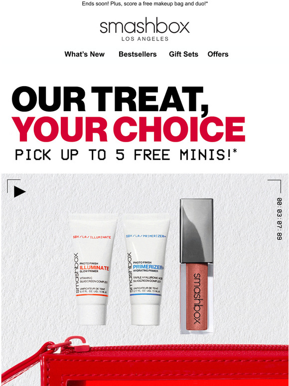 Don't Miss Out ⏰ Choose up to five FREE minis 🤩