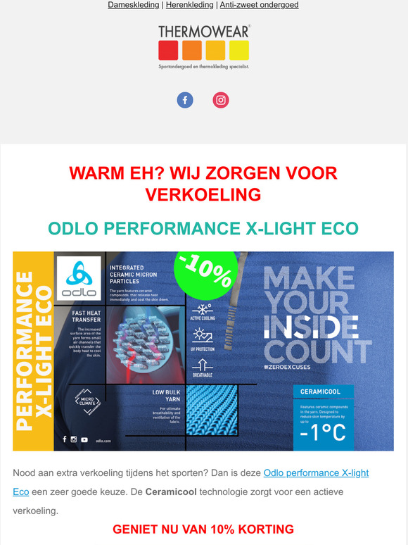 Warm eh? Ontdek onze verkoelende acties!