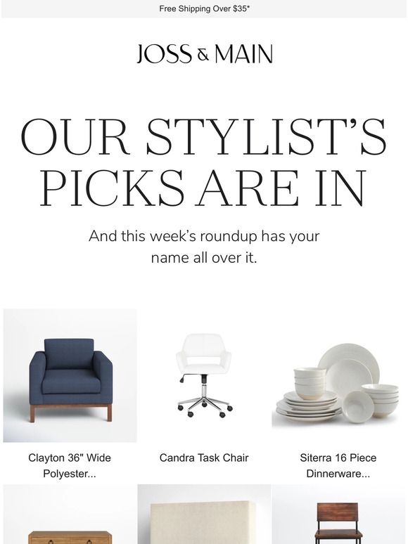 Joss & Main Email Newsletters Shop Sales, Discounts, and Coupon Codes