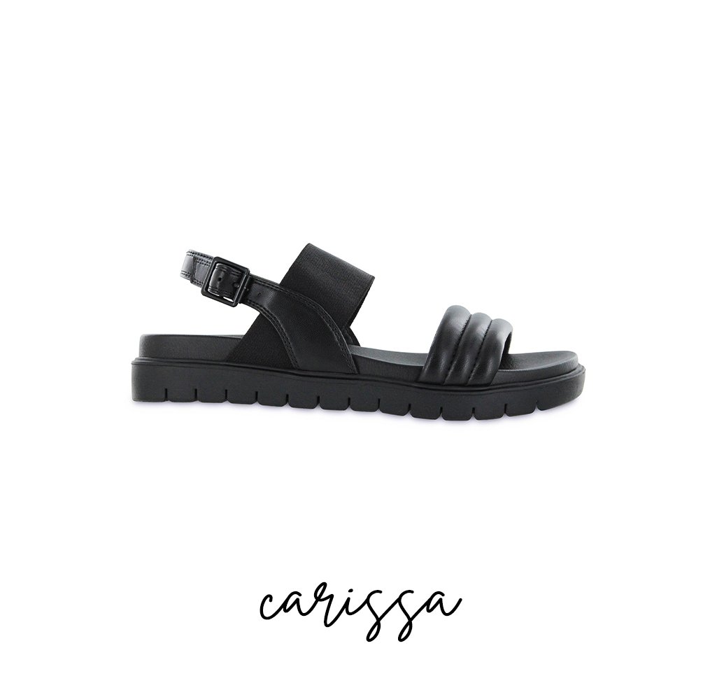 carissa black sandal