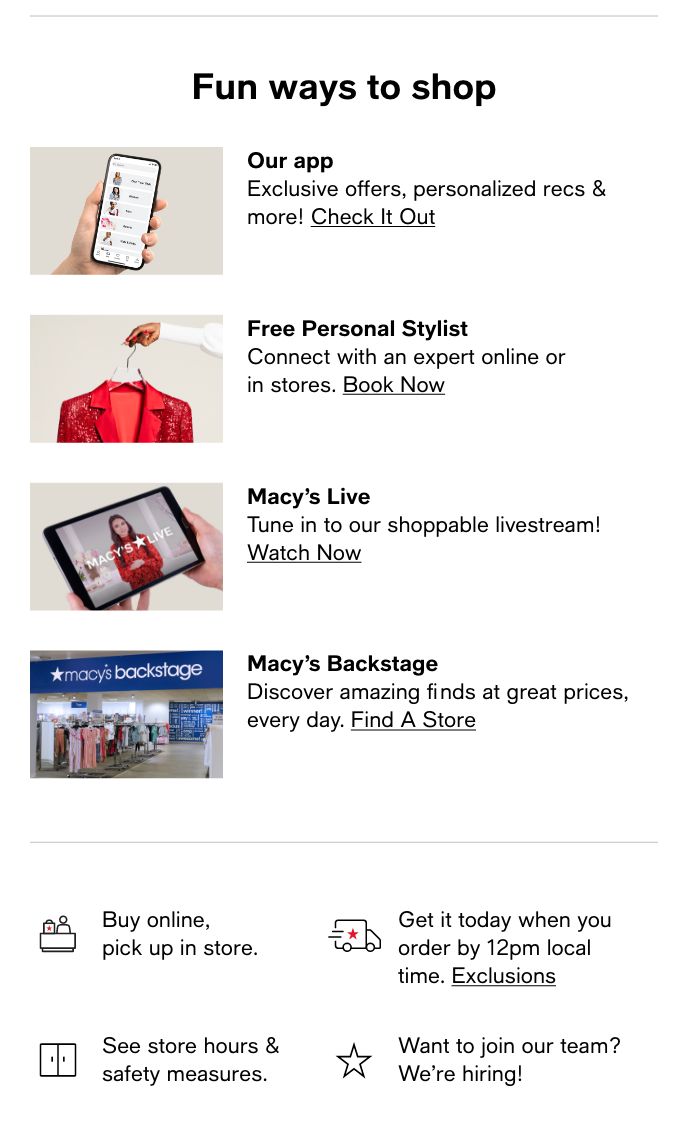 Fun Ways To Shop