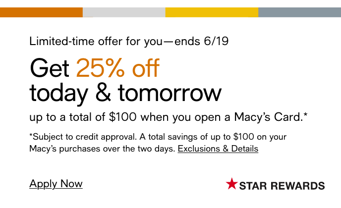 Limited-Time Offer For You - Ends 6/19, Get 25% Off Today & Tomorrow, Apply Now