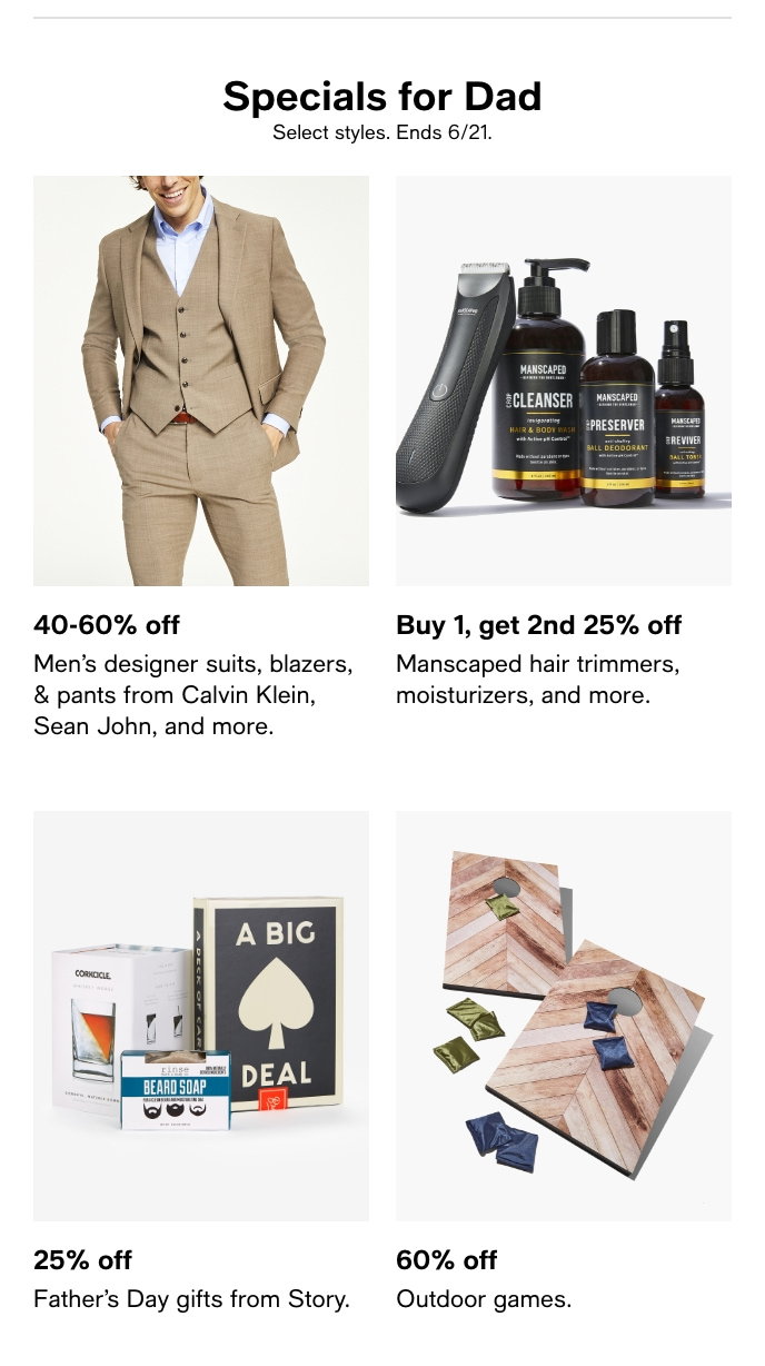Specials For Dad, Select Styles, End 6/21