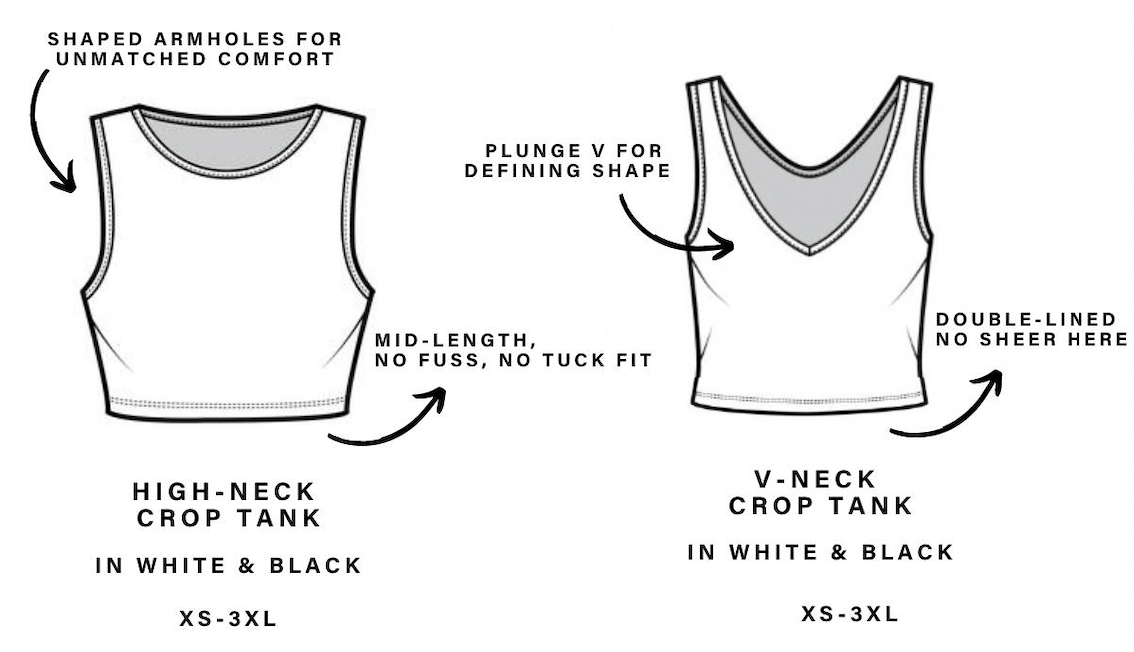 CROP TANK TOPS