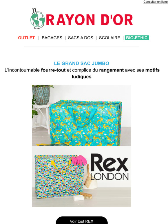 Rayon d'or, vos bagages de marque à prix réduits L'incontournable