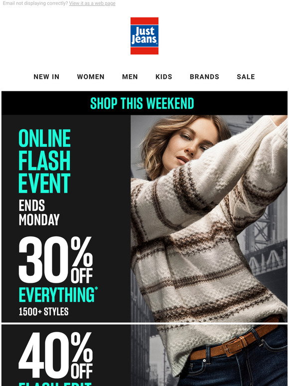 Just Jeans: Need new denim? Shop now 