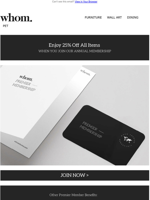 Save 25% off all items -