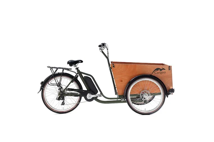 Cangoo Cargo Ebike Easy lådcykel inkl. regnkapell (värde 1890 kr)